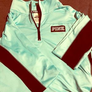 Victoria Secret PINK Ultimate 1/4 Zip stretch MINT